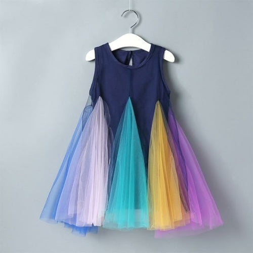 Girl, Summer Rainbow Dress